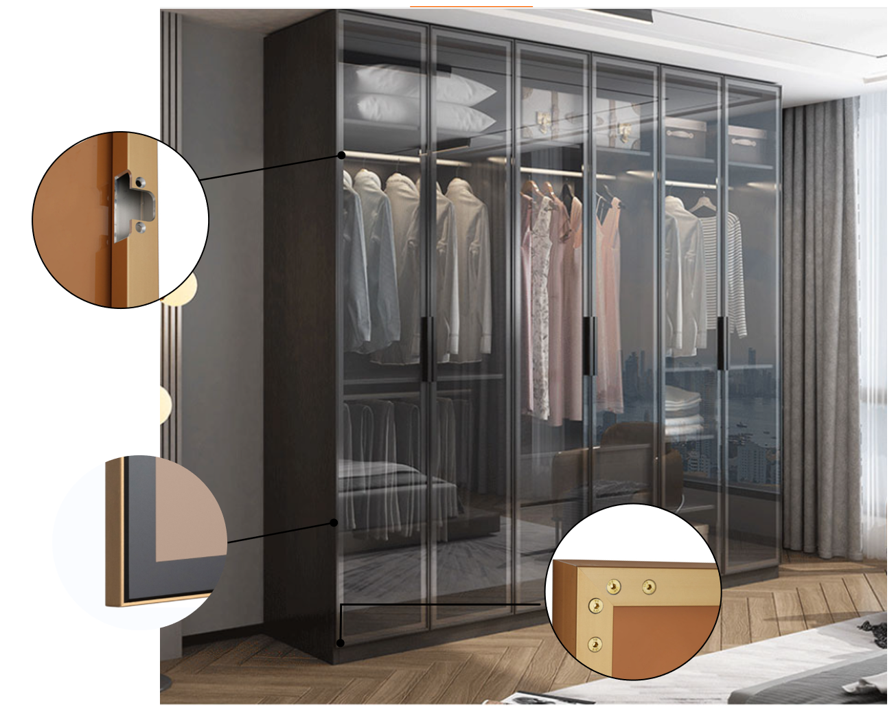 20 series Invisible frame door 20 series Invisible frame door